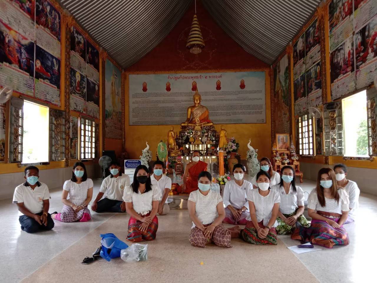 กิจกรรมโครงการทำนุบำรุงศิลปะวัฒนธรรม กิจกรรมถวายเทียนพรรษา ประจำปี 2564