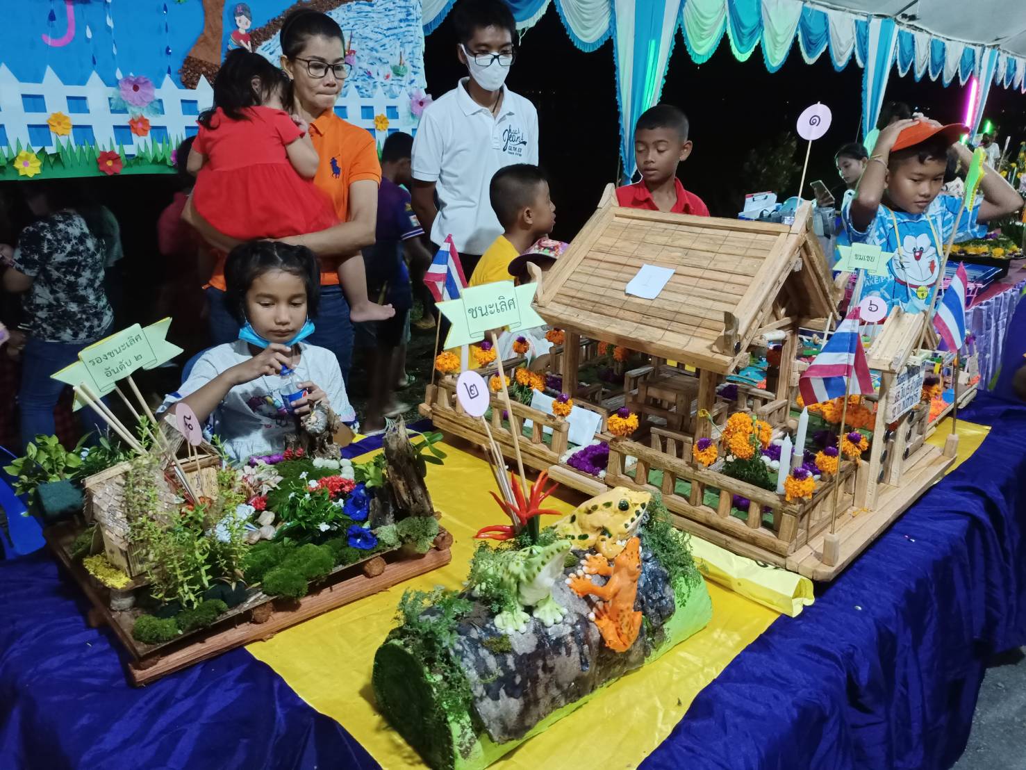กิจกรรมโครงการสืบสานประเพณีลอยกระทง ประจำปี 2563